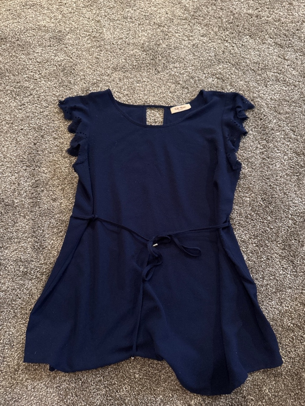 Navy maternity top